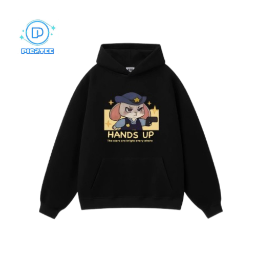 ÁO HOODIE IN HÌNH THỎ CẢNH SÁT